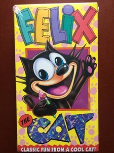 "FELIX THE CAT"CLASSIC FUN FROM A COOL CAT!.SEALED.VHS.30 MINUTES.1991.COLOR - Picture 1 of 6