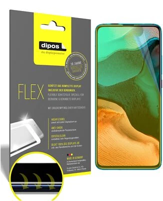 2x Screen Protector for Xiaomi Redmi K30 Pro Protective Film covers 100% dipos Foto 1 de 4