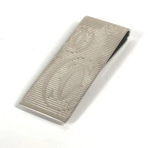 CARTIER logo Wallet Money clip SS Silver - Picture 1 of 7