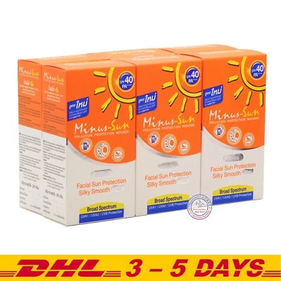 Minus Sun Sol White Facial Protection Silky Smooth SPF40 Broad Spectrum 30g x 6 - Image 1 of 3