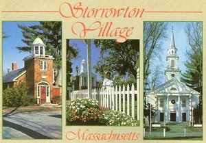 Postcard 4 x 6 View of Storrowton Village, West Springfield, MA. - Picture 1 of 2