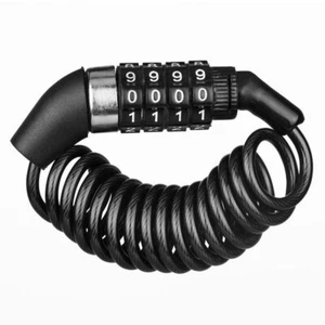 Bicycle Password Safety Lock Portable Helmet Lock Durable Steel Anti-theft Lock - Picture 1 of 13