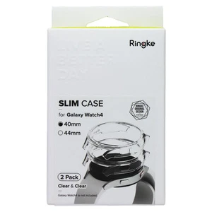 Ringke Slim Étui pour Samsung Galaxy Watch4 (40mm) - Transparent (2 Paquet) - Photo 1 sur 2