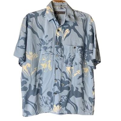 Camisa Havanera Para Hombres Rayón Tropical Hawaiana Pequeña Foto 1 de 4