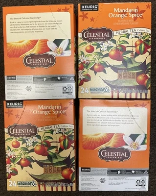 4 X Té Mandarin Orange Spice®, cápsulas K-Cup de una sola porción, 24 unidades (96 en total) Foto 1 de 4