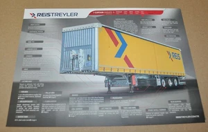 Reistreyler Standart Trailer Truck Turkey Brochure Prospekt - Picture 1 of 2