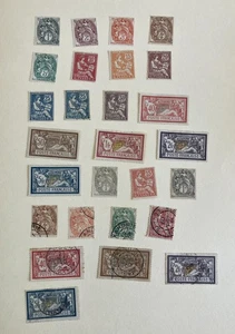 Francobolli Colonie Francesi 1902 Alessandria Alessandria da YT19-33 - MH + usati - Foto 1 di 2