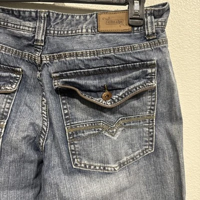 Vintage Y2K Urban Up Jeans Mens 34x32 Skater Grunge Relaxed Straight Back Flap - Image 1 of 4