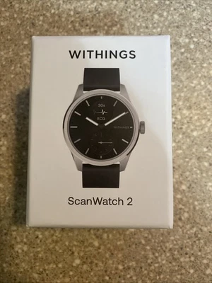 Withings - ScanWatch 2 - Heart Health Hybrid Smartwatch - 42mm - Black/Silver - Image 1 of 4