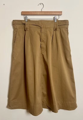 TOAST Midi Skirt Canvas Cotton Belt Tan Brown Pockets Size UK 18 - Image 1 of 4