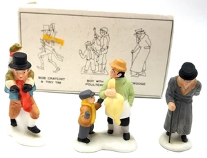 Personajes de cuento de Navidad Dept 56 Dickens Heritage Village 6501-3 excelente - Imagen 1 de 10
