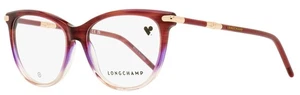 Longchamp Soft Oval Eyeglasses LO2727 603 Burgundy-Pink 53mm - Picture 1 of 3