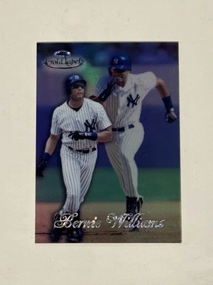 1998 Topps Gold Label - Class 2 Bernie Williams #76 Black Label - Image 1 of 2