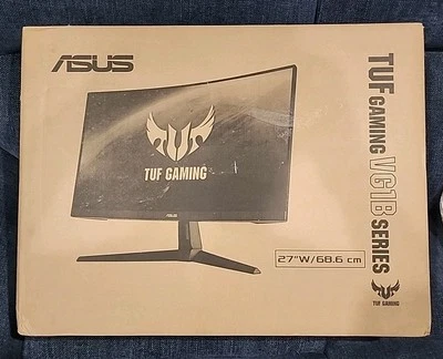 Asus Tuf Gaming 27"  Curved Monitor vg27wq1b - 2560 X 1440 QHD - Image 1 of 3