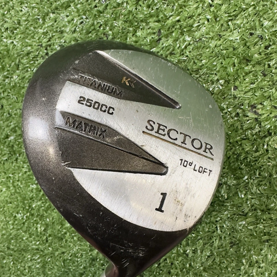 Knight Golf Sector 250cc Driver Titanium Matrix 10* Golf Club & Vintage Putter - Image 1 of 4
