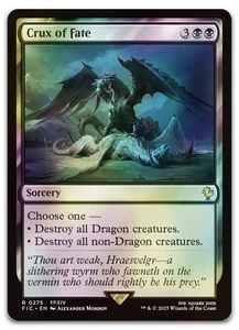 Crux of Fate (Surge Foil) #275 (NM) Final Fantasy FIC Magic MTG - Picture 1 of 2