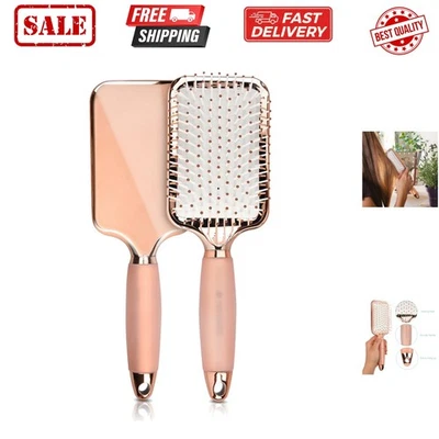 Cepillo de paleta grande desenredante peinado cepillo para todo tipo de cabello con confo... Foto 1 de 4