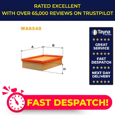 Air Filter fits PEUGEOT 206 2D 2.0 99 to 07 Wix 1444H0 1444J3 1444VR Quality New - Image 1 of 4