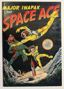 MAJOR INAPAK: THE SPACE ACE #1 GOLDEN AGE/PROMOZIONE (RIVISTA ENT 1951) - Foto 1 di 19