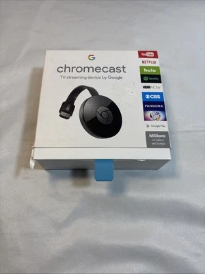 Google Chromecast 2nd Gen HDMI Media Streamer Player NC2-6A5 Black Tested - Image 1 of 4