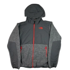 The North Face Denali Hooded Fleece Jacket Grey Boys XL - Picture 1 of 3