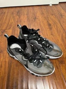 Nike React Element 87 Men's Running Shoes Anthracite/Black, Size 11 - Picture 1 of 9