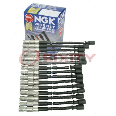1 pc NGK Spark Plug Wire Set for 1999-2006 Mercedes-Benz E55 AMG 5.5L V8 - ip - Image 1 of 4