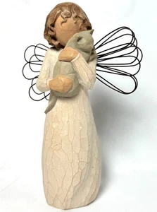 Willow Tree angel with cat “With Affection” Vintage 2003 Susan Lordi No Box - Picture 1 of 6