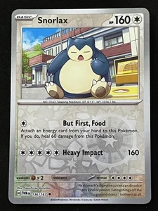 Snorlax Reverse Holo 136/167 Maschera Crepuscolare Pokemon TCG - Foto 1 di 2