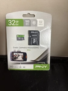 PNY Elite Class 10 U1 microSDHC Flash Memory Card 32GB w/ Photo Recovery - Picture 1 of 2