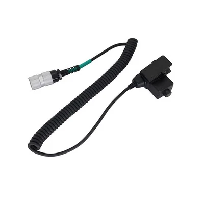 1 PC U94 PTT Headset Adapter Walkie Talkie Adapter For PRC-152 Two Way Radio - Image 1 of 4