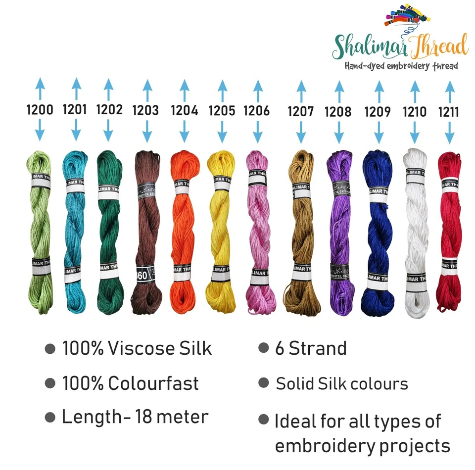 Viscose Silk Embroidery Thread and DIY Crafting Thread - Image 1 of 3