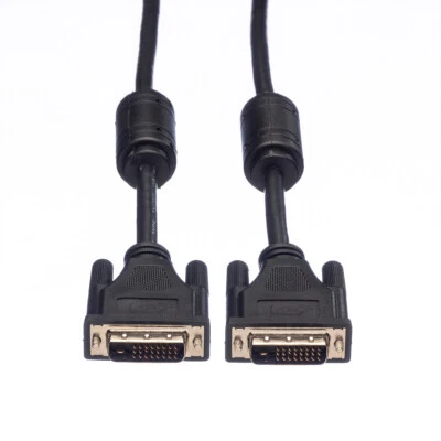 Monitorkabel DVI, Stecker-Stecker, (24+1) dual link, 1 m - Bild 1 von 3