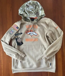 Nike Denver Broncos 2019 Salute to Service Therma Hoodie Herren klein hellbraun $100 - Bild 1 von 6