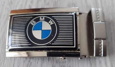 Hebilla de cinturón BMW con logotipo de colección, tamaño 5,4 x 3,8 cm (2,1 x 1,5 pulgadas), 1989, usada, Alemania Foto 1 de 4