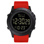 Mens Digital Sports Watch Led Screen Large Face Military Waterproof Wristwatches