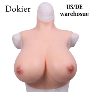 Formas de pecho de silicona realistas Dokier tetas falsas para travesti drag queen - Imagen 1 de 12