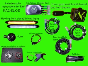 Kawasaki KRX 1000 standard front turn signal street legal kit self cancelling - Picture 1 of 3