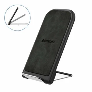 Fast Wireless Charging Stand, Qi Certified 10W for iphone,samsung. No AC Adapter - Picture 1 of 8