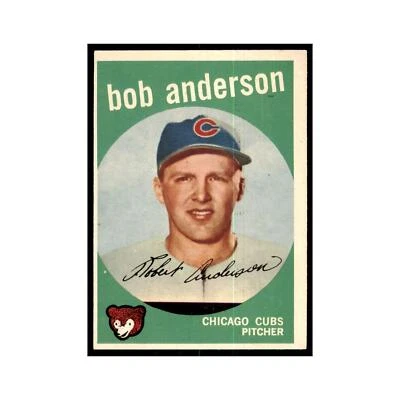 1959 Topps Bob Anderson Baseball Cards #447 - Image 1 of 3