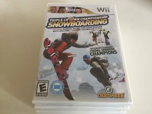 Triple Crown Championship Snowboarding (Nintendo Wii, 2010) Wii ¡NUEVO! - Imagen 1 de 2
