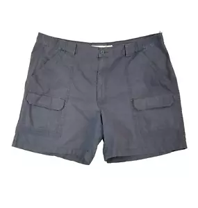 Savane cargo hiking shorts men's 40 x 7 dark gray comfort waist outdoor fishing - Picture 1 of 13