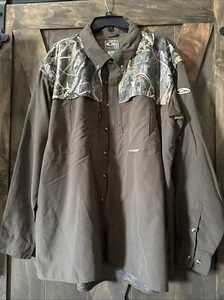 DRAKE WATERFOWL SYSTEMS EST TWO TONE CAMO WINGSHOOTER'S LONG SLEEVE SHIRT - Picture 1 of 4