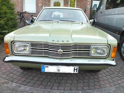 Ford Taunus Turnier XL 1972 Knudsen 1600 OHC 72PS mit H kennzeichen MettalicGrün - Bild 1 von 4