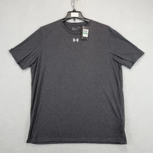 Under Armour Men's L UA 2.0 Short Sleeve Locker Tee 1305775-090 Carbon Heather - Picture 1 of 12