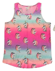 So Favorite Tank -Unicorns-Pink/Purple - Girl's Size 16 - NEW - Picture 1 of 2