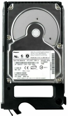 Hard Drive Dell 08W570 8W570 73GB 10000U/Min 8MB SCSI U320 80-PIN 8B073J0 3.5'' - Image 1 of 3