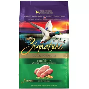 Zignature Duck Limited Ingredient Formula Dry Dog Food 4lb – Grain-Free, - Picture 1 of 5