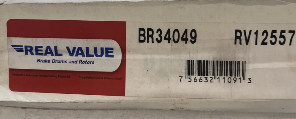 DuraGo BR34049 Disc Brake Rotor For Select 74-11 Land Rover Models - Image 1 of 1
