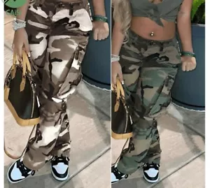 Cargo Pant Camuflage para Mujer - Picture 1 of 10